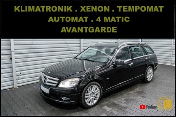 Mercedes Klasa C W204 Kombi T204 3.0 350 CDI BlueEFFICIENCY 224KM 2009 Mercedes C 320 AVANTGARDE + 4MATIC + Automat +