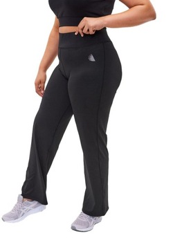 ZIZZI WYGODNE CZARNE SPODNIE PROSTE LYCRA 060J 56