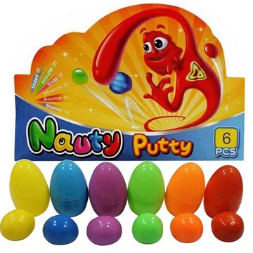 MAGICZNA SPRYTNA PLASTELINA MASA PLASTYCZNA W JAJKU