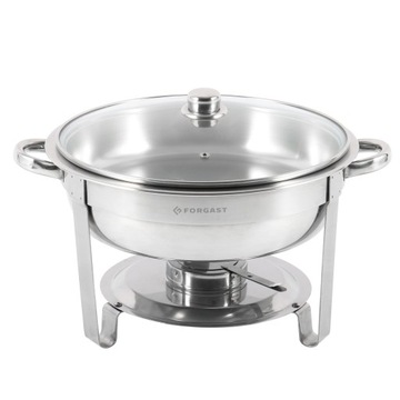 PODGRZEWACZ STOŁOWY OKRĄGŁY 3,5 L SZKLANA POKRYWA FORGAST FG03204V1
