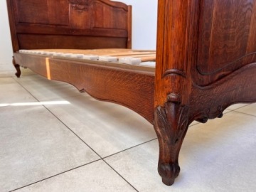 Дубовая кровать с рамой 150 x 200 k300