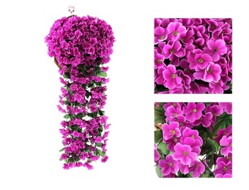 Цветочная гирлянда с подвесными искусственными цветами герани