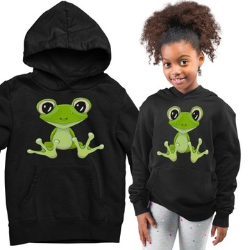 BLUZA DZIECIĘCA ZIELONA ŻABA DLA DZIECKA ŻABKA