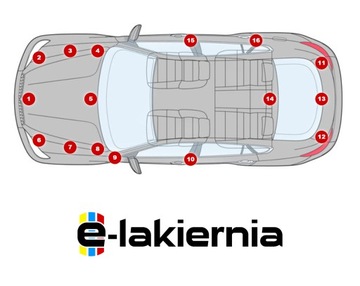 LAKIER SAMOCHODOWY ZAPRAWKA PODKŁAD BEZBARWNY BMW 354 TITANSILBER
