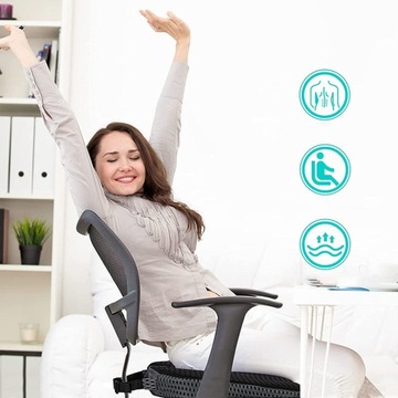 ПОДУШКА КЛИНОВОГО КОВРИКА ДЛЯ АВТОКРЕСЛА, ОФИСНОГО КРЕСЛА MEMORY FOAM