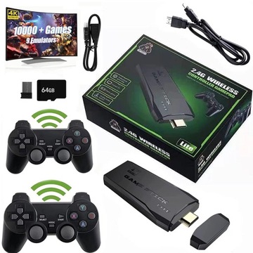 GRA TELEWIZYJNA KONSOLA RETRO USB 10000 GRY 2 PADY