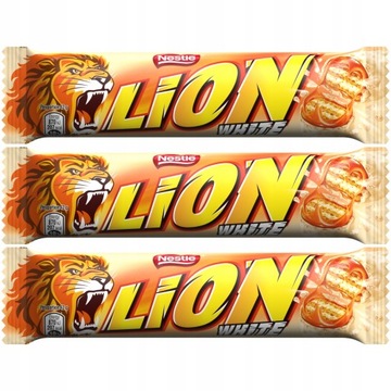 Baton czekoladowy Nestle LION White 3x 40g