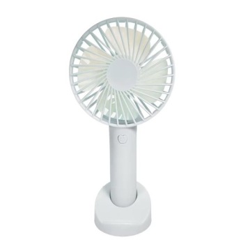BIAŁY WIATRACZEK MINI WENTYLATOR WIATRAK RĘCZNY PODRÓŻNY PLAŻOWY PRZENOŚNY