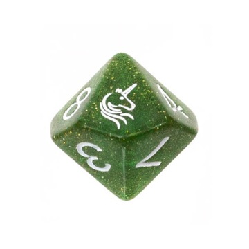 Кубики для РПГ, 7 шт. Акрил - Единороги.