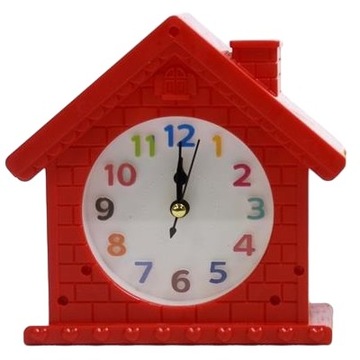 DOMEK BUDZIK DLA DZIECKA ZEGAR Z ALARMEM RÓŻNE KOLORY