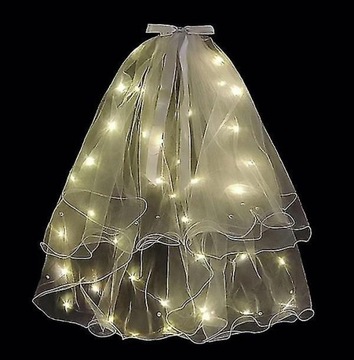 СВАДЕБНАЯ ФАТА 20 СВЕТОДИОДОВ ДЛЯ КОСТЮМА МАЛЬЧИЧНИКА