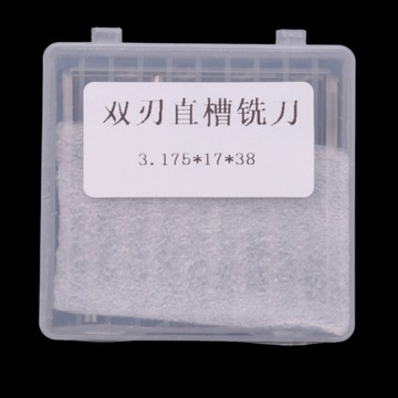 JFBL 40 шт. 2 фрезы с ЧПУ, 3,175 мм, прямые