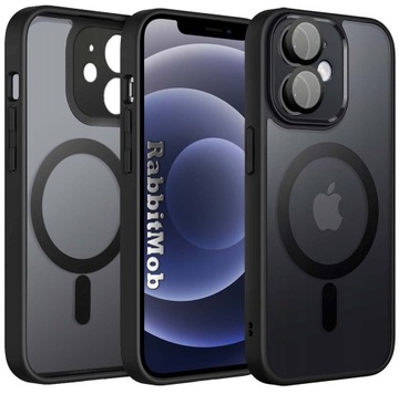 ETUI DO IPHONE 12 WZMACNIANE 360° MATOWE DO MAGSAFE OCHRONA APARATU