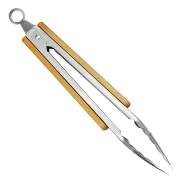 СТАЛЬНЫЕ КУХОННЫЕ ЩИПЦЫ ДЛЯ ГРИЛЯ, 23 СМ