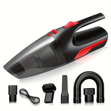 1pc High-power Handheld Wireless Car Vacuum Cleaner USB Charging Wireless