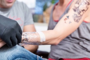 Защитная пленка для татуировок Second Skin Bandage 5 м х 15 см водонепроницаемая