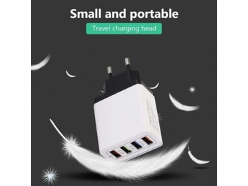 БЫСТРАЯ ЗАРЯДКА СЕТЕВОЕ ЗАРЯДНОЕ УСТРОЙСТВО 4x USB
