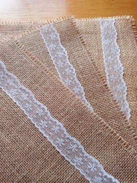 Podkładka pod talerz serwetnik, etui. juta