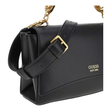 GUESS TOREBKA DAMSKA MASIE TOP HANDLE FLAP CZARNA