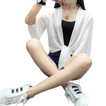 Womens Kimono Beach Cover Up Chiffon Cardigan Sun