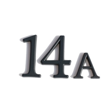 Номер номера на двери найдено 5 см 4 графит