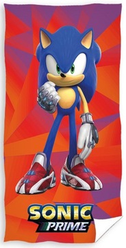 Ręcznik dla dzieci Sonic na basen na obóz kolonię 70x140 z Sonikiem