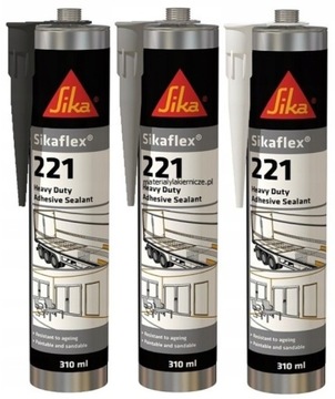 SIKAFLEX 221 KLEJ POLIURETANOWY MASA 300ml BIAŁY