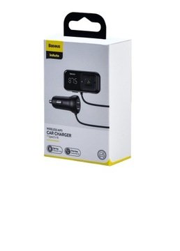 BASEUS FM BLUETOOTH-ПЕРЕДАТЧИК / АВТОМОБИЛЬНОЕ ЗАРЯДНОЕ УСТРОЙСТВО 2x USB AUX SD 2.1A