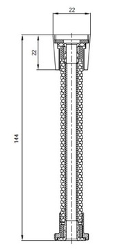 Двухфункциональный аэратор с гибким шлангом.