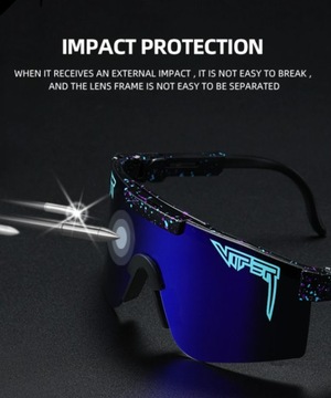Поляризационные солнцезащитные очки-унисекс для велосипедистов PIT VIPER