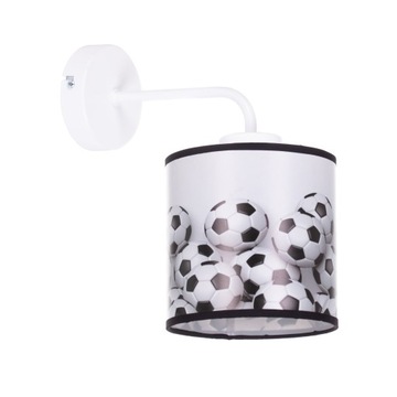 Lampa kinkiet dziecięcy abażur PIŁKI 0266