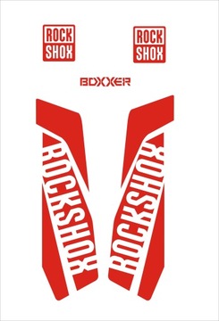 BOXXER ROCK SHOX naklejki amortyzator RÓŻNE KOLORY