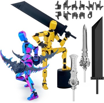 T13 Action Figure Set, Titan 13 Robot Action Figure
