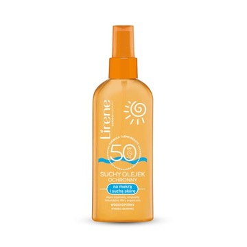 Lirene suchy olejek arganowy SPF 50 na suchą i mokrą skórę 150ml