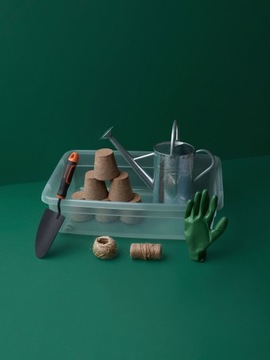 Коробка-контейнер с крышкой 12,5 л BaseStore