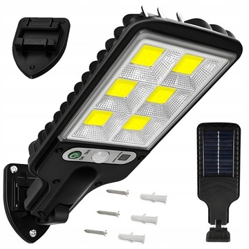 Lampa uliczna 150 W 5000 lm zasilanie solarne
