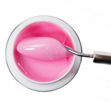 Makear GG06 Gel&Go Żel budujący do paznokci bez piłowania Bubble Gum+PILNIK