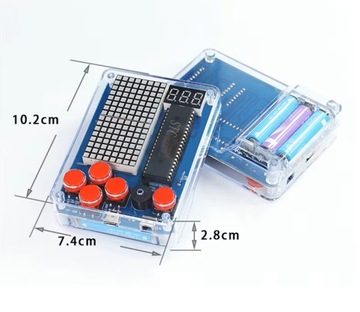 Gra Snake Tetris Racing Samolot + obudowa do lutowania DIY kit