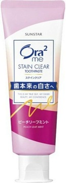 Sunstar Ora2 Stain Clear Wybielająca pasta do zębów Mięta z liści