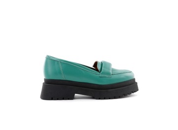 МОКАСИНЫ 37 ТУФЛИ ИЗ НАТУРАЛЬНОЙ КОЖИ CZ3791