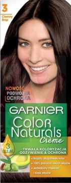 Garnier Color Naturals 3 ciemny brąz