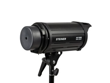 PRO LAMPA STUDYJNA LED ŚWIATŁA DZIENNEGO AK150W 1500W PILOT BOWENS + KLOSZ