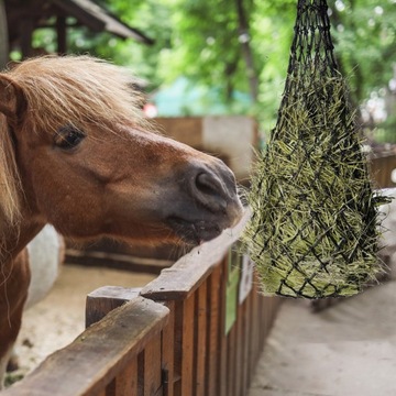 Кормушка для медленного сена для лошадей Мешок для хранения сена