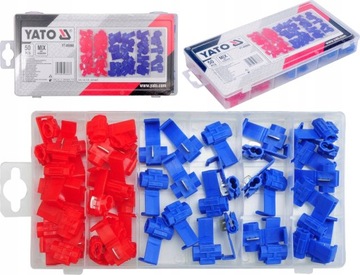 YT-06868 НАБОР ЭЛЕКТРИЧЕСКИХ БЫСТРОРАЗЪЕМНЫХ СОЕДИНЕНИЙ YATO КАБЕЛЬНЫЕ СОЕДИНИТЕЛИ 50 ШТ.
