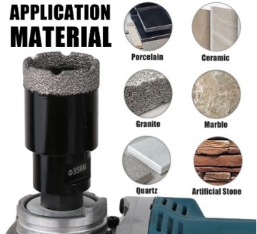 Алмазная коронка 8мм (сверло М14) для плитки, керамогранита