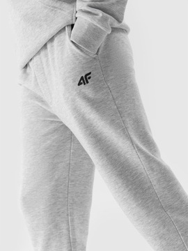 СПОРТИВНЫЕ БРЮКИ ДЛЯ МАЛЬЧИКОВ 4F — СЕРЫЕ, размер 152