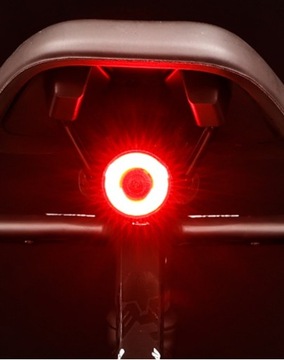 Tylne światło rowerowe -Smart Brake Sensing Light, IPX67, wiele trybów światła