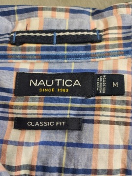 NAUTICA Elegancka KOSZULA w KRATKĘ Classic fit M