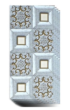 1X SAMOPRZYLEPNY PANEL PROMERCO SZARY MARMUR PCV LAMINAT 30CMX60CM