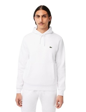 Lacoste Męskie bluzy Sh9623, białe, M